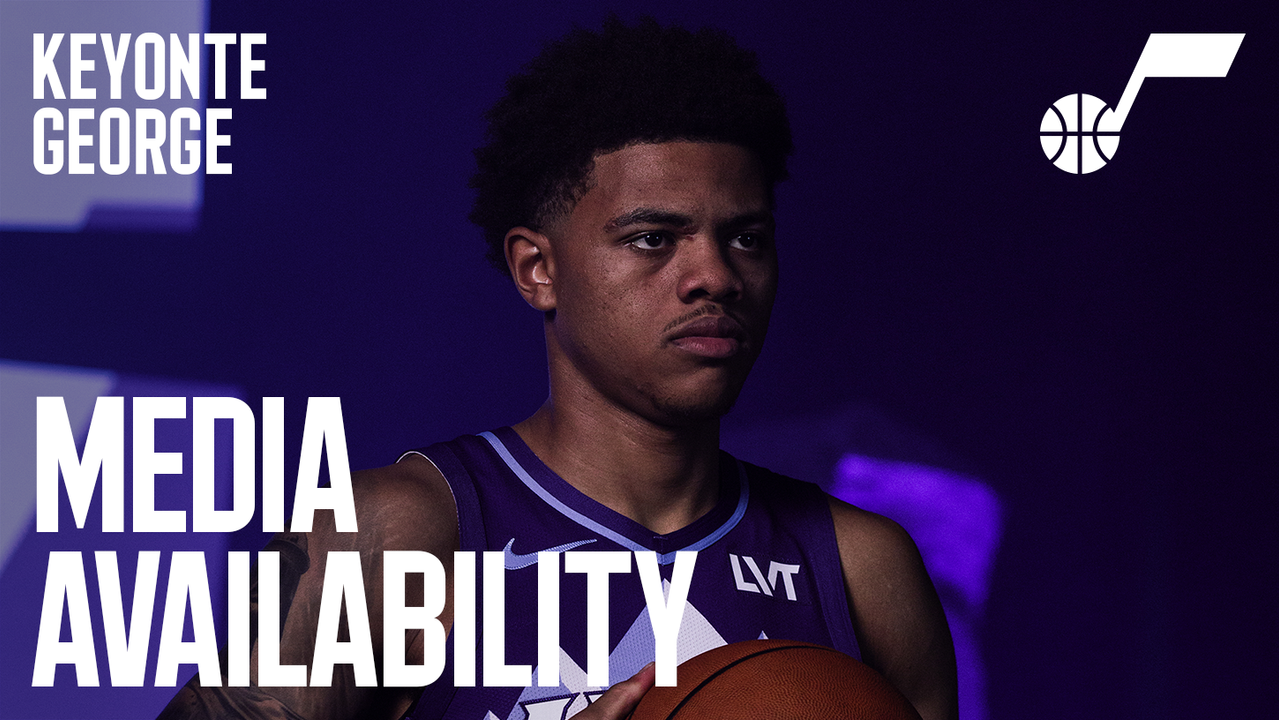 Keyonte George: 2024-25 Media Availability