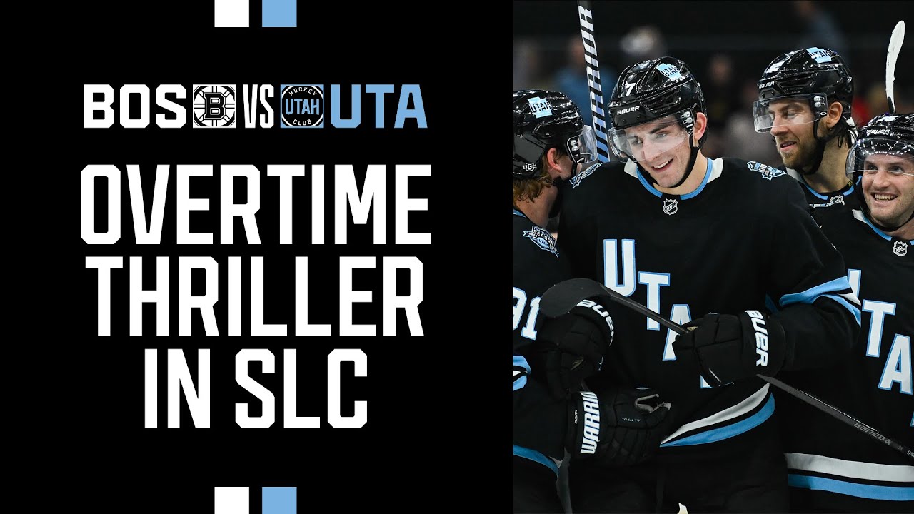 Utah Hockey Club vs. Boston Bruins | 10.19 Highlights