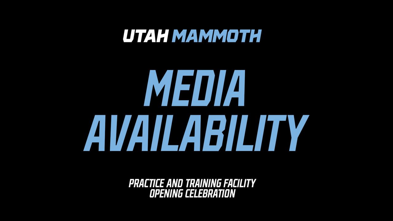 Utah Mammoth Media Availability
