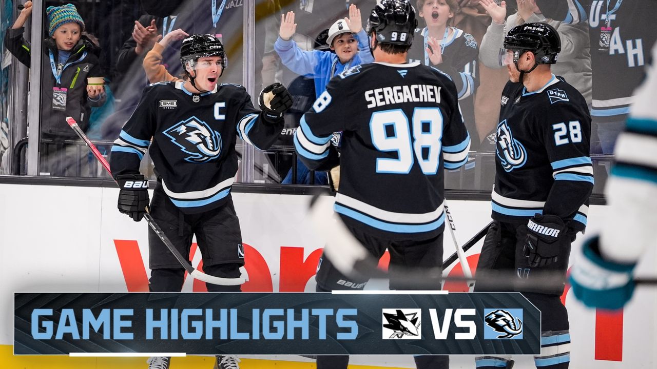 Utah Mammoth vs. San Jose Sharks | Game Highlights