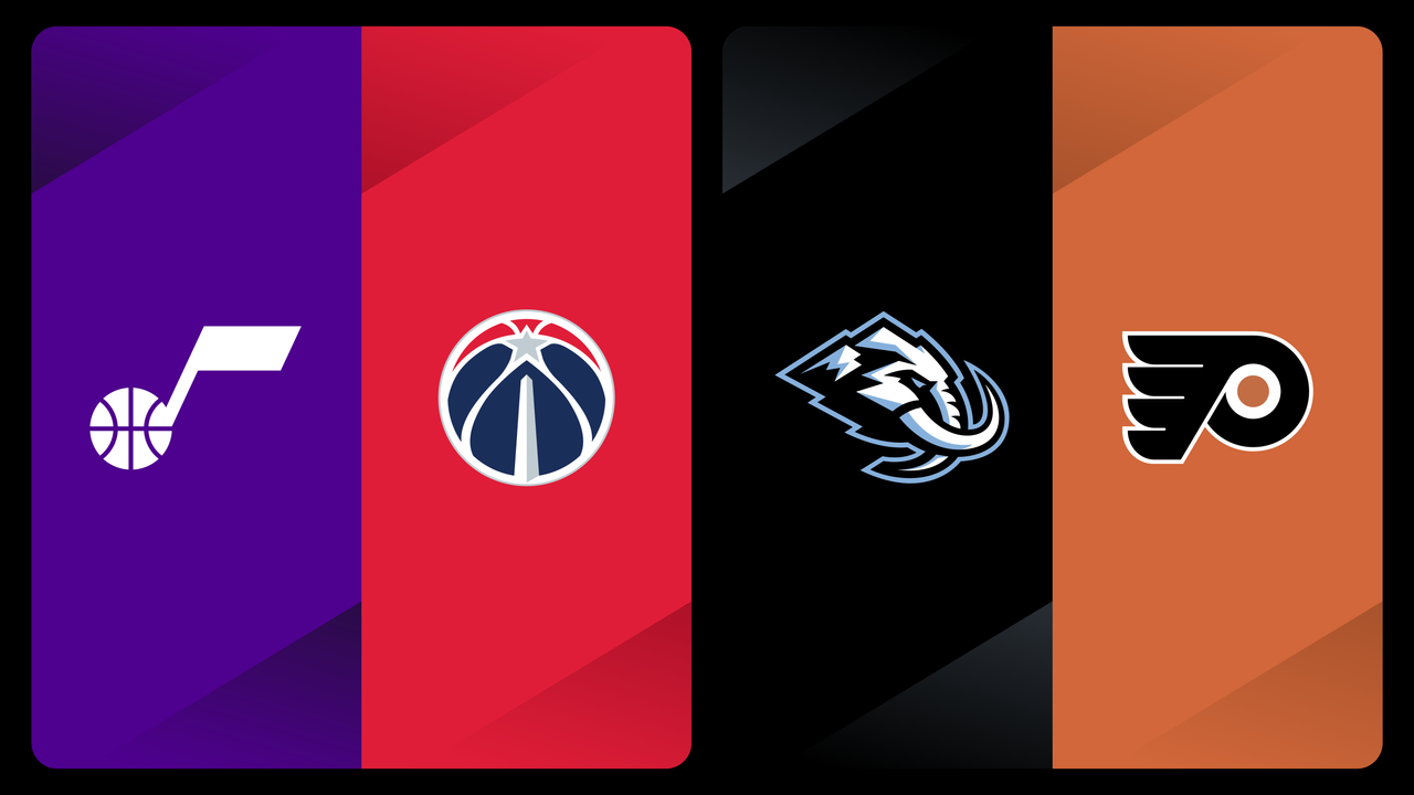 MULTIVIEW: Jazz at Wizards | Mammoth at Flyers