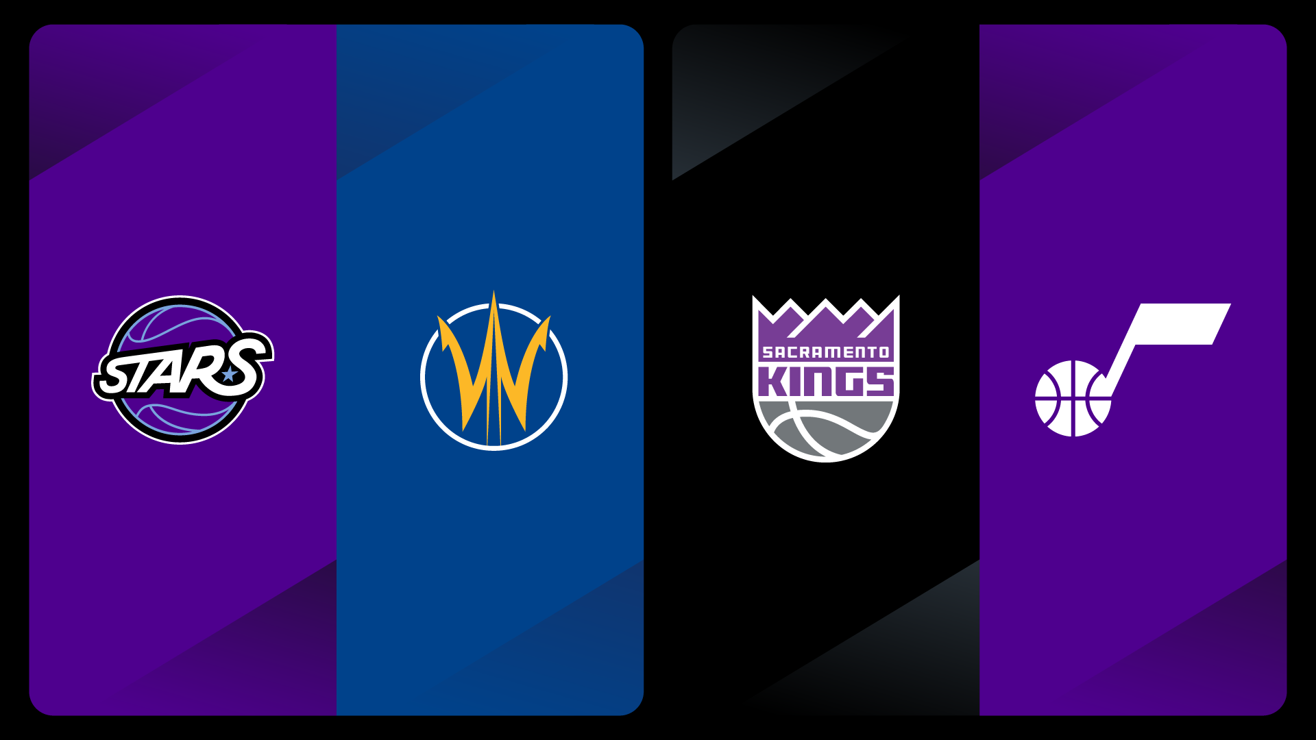 MULTIVIEW: Kings at Jazz I Stars at Warriors