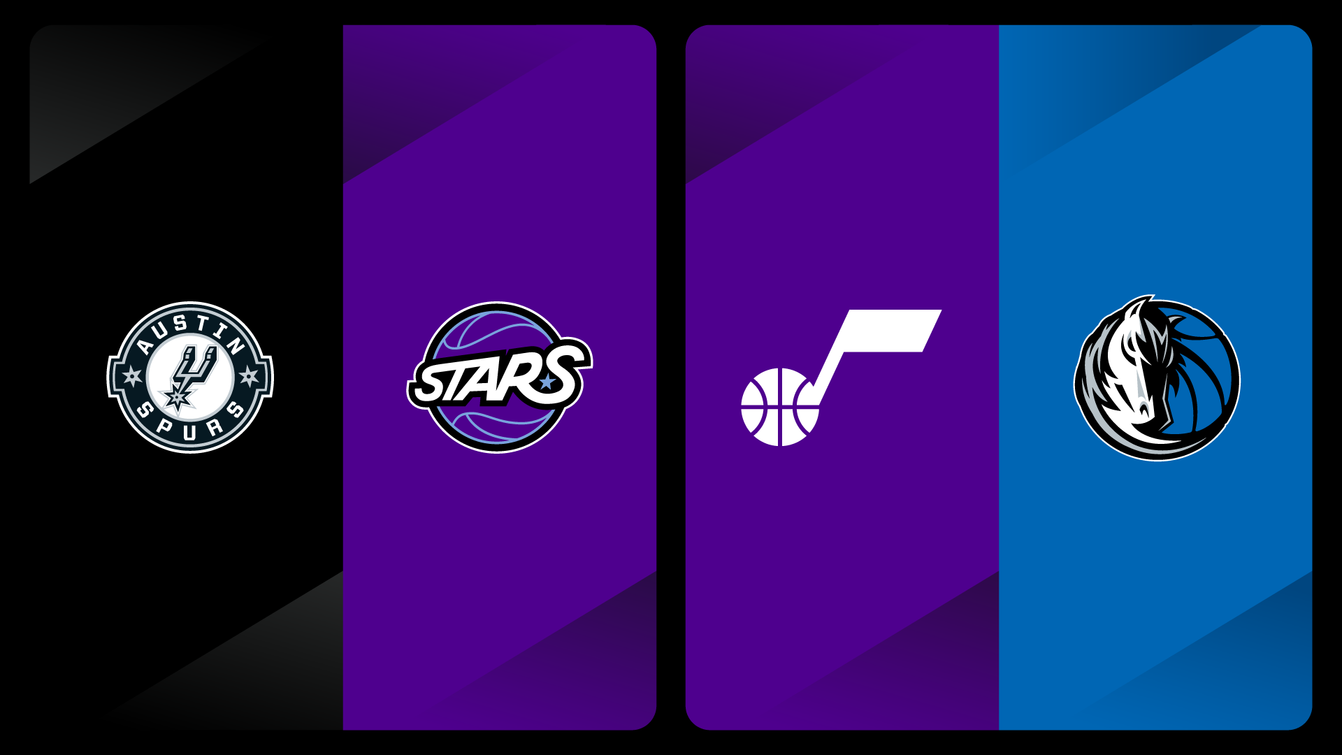 MULTIVIEW: Spurs at Stars I Jazz at Mavericks