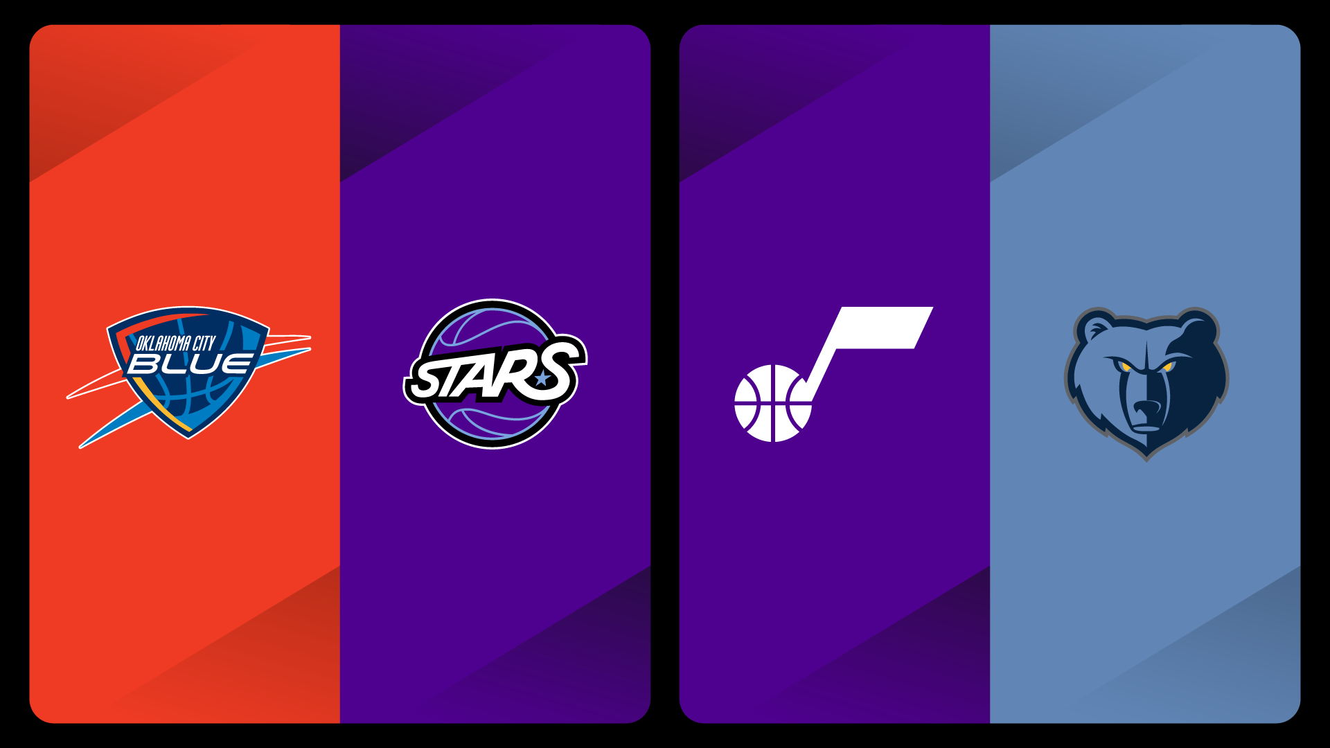 MULTIVIEW: Jazz at Grizzlies I Blue at Stars