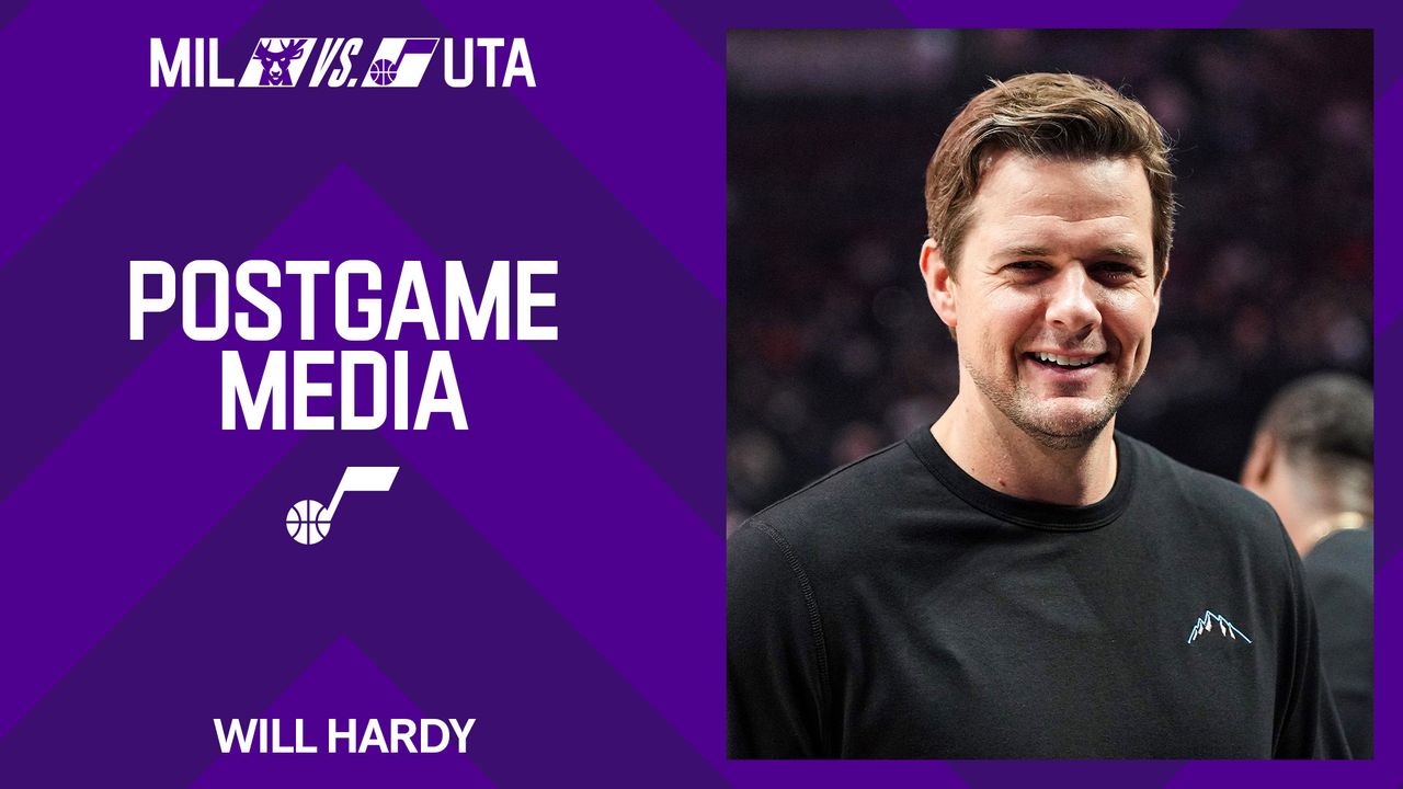  Will Hardy praises Jazz following a blowout win vs Milwauke