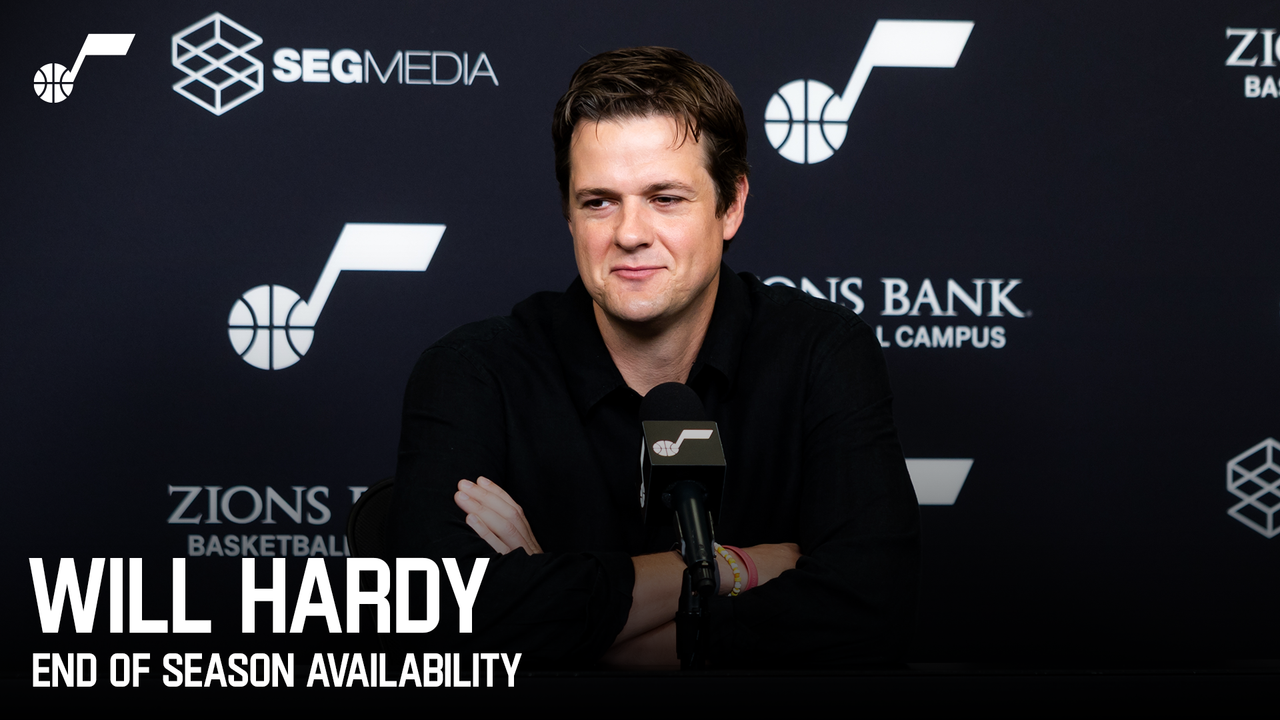  WILL HARDY 2025-26 End of Season Media Availability 