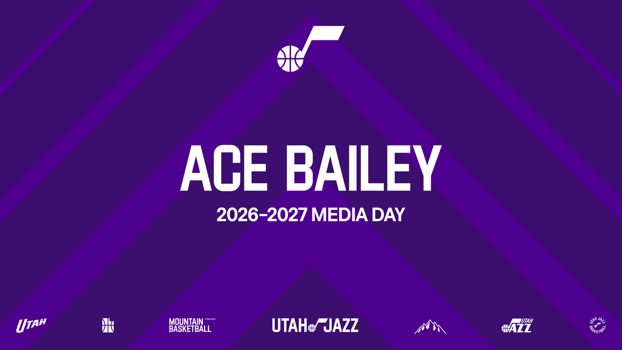 Ace Bailey 2026-2027 Jazz Media Day