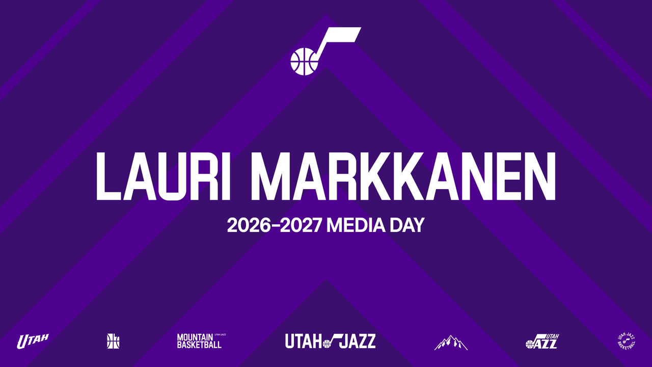 Lauri Markkanen 2026-2027 Jazz Media Day